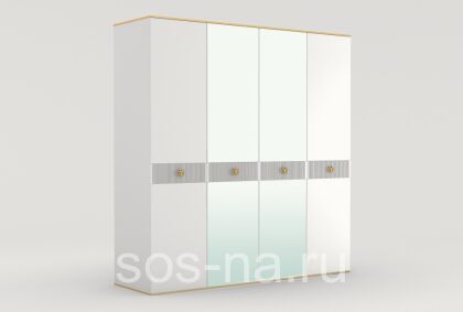 Шкаф 4-х створчатый Глория